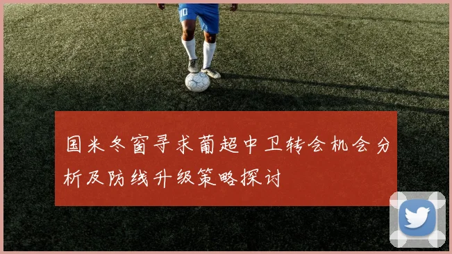 国米冬窗寻求葡超中卫转会机会分析及防线升级策略探讨